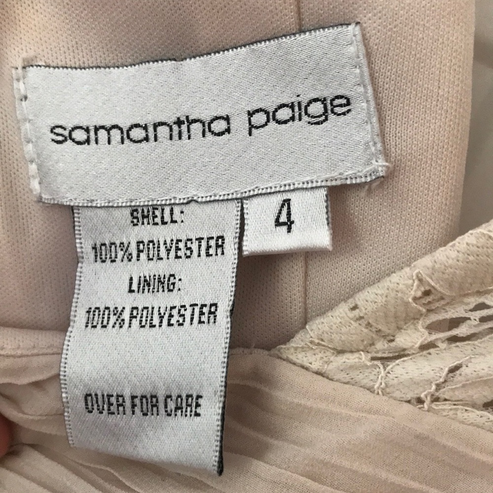 Last Chance Cream formal dress by Samantha Paige - Picture 4 of 6
